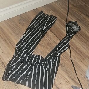 NOBO Monochrome Striped Jumpsuit